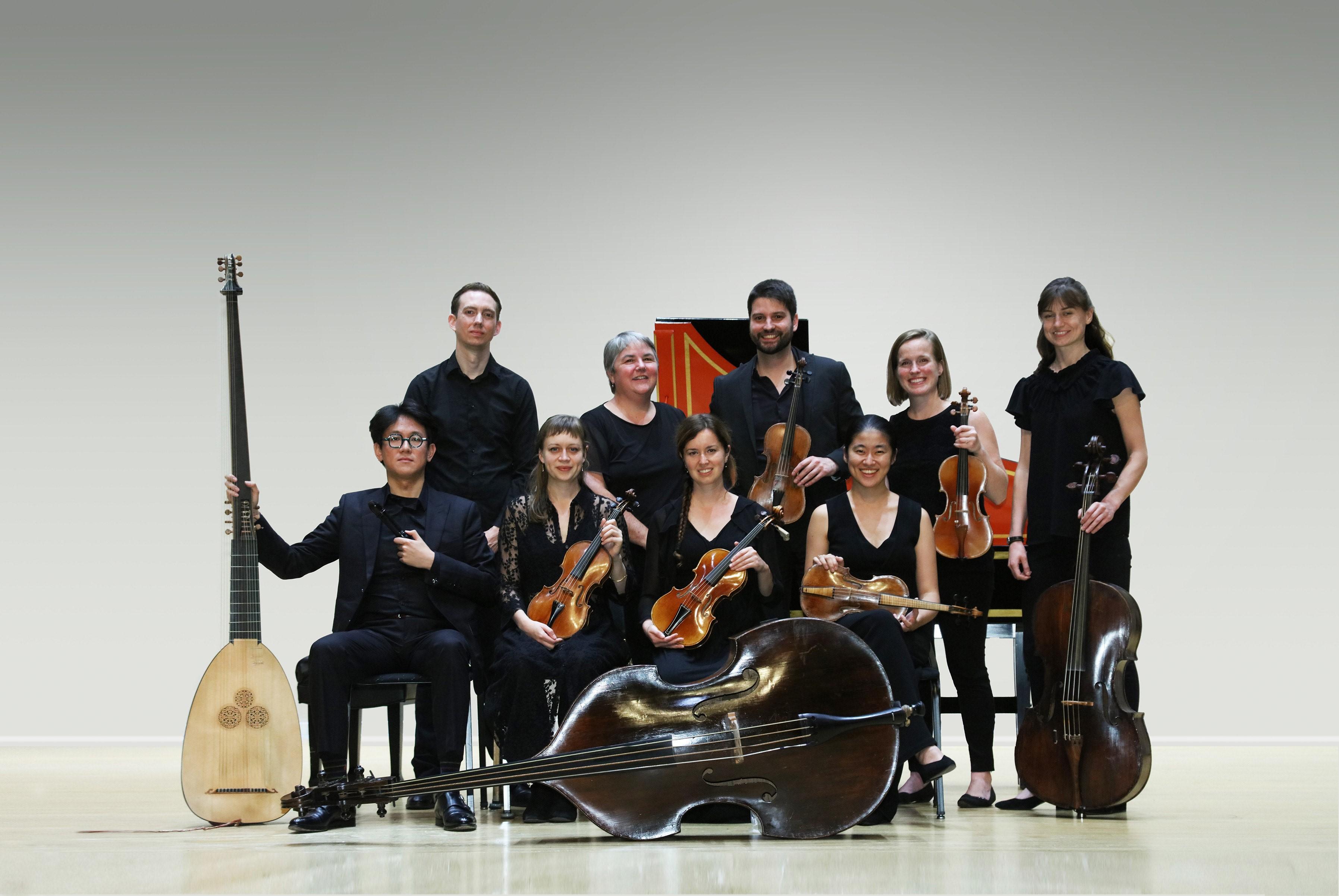 Relic Ensemble posing for photograph